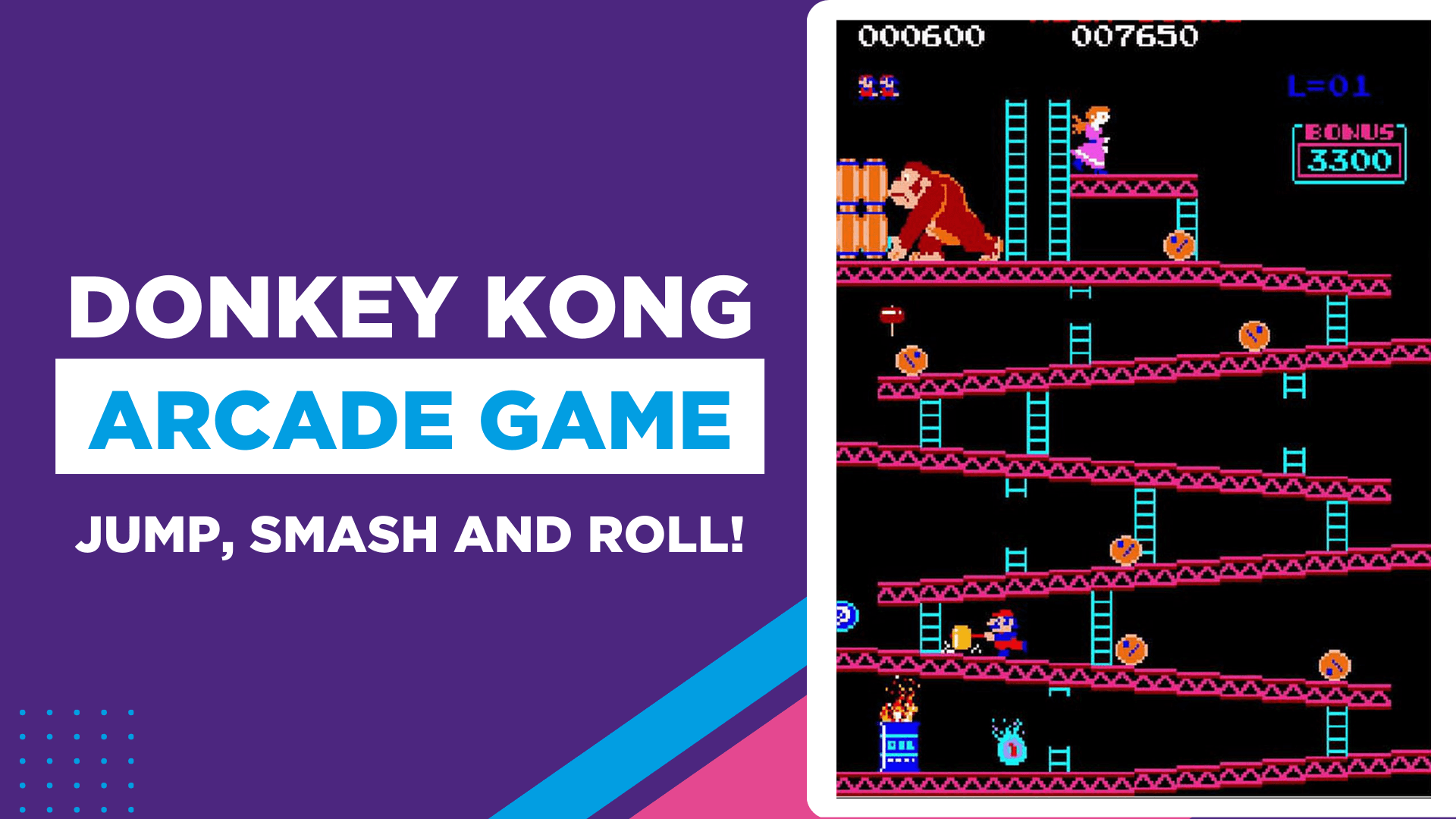 Donkey Kong arcade game — Jump, smash and roll! - Gamestate