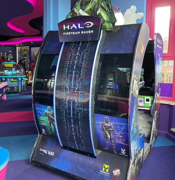 Halo arcade game play at arcade Gamestate